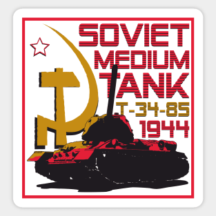 Soviet medium tank T-34-85 Sticker